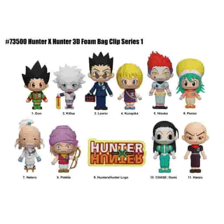 Monogram: Hunter X Hunter Series 1 - 3D Foam Bag Clip Blind Bag Monogram: Hunter X Hunter Series 1 - 3D Foam Bag Clip Blind Bag