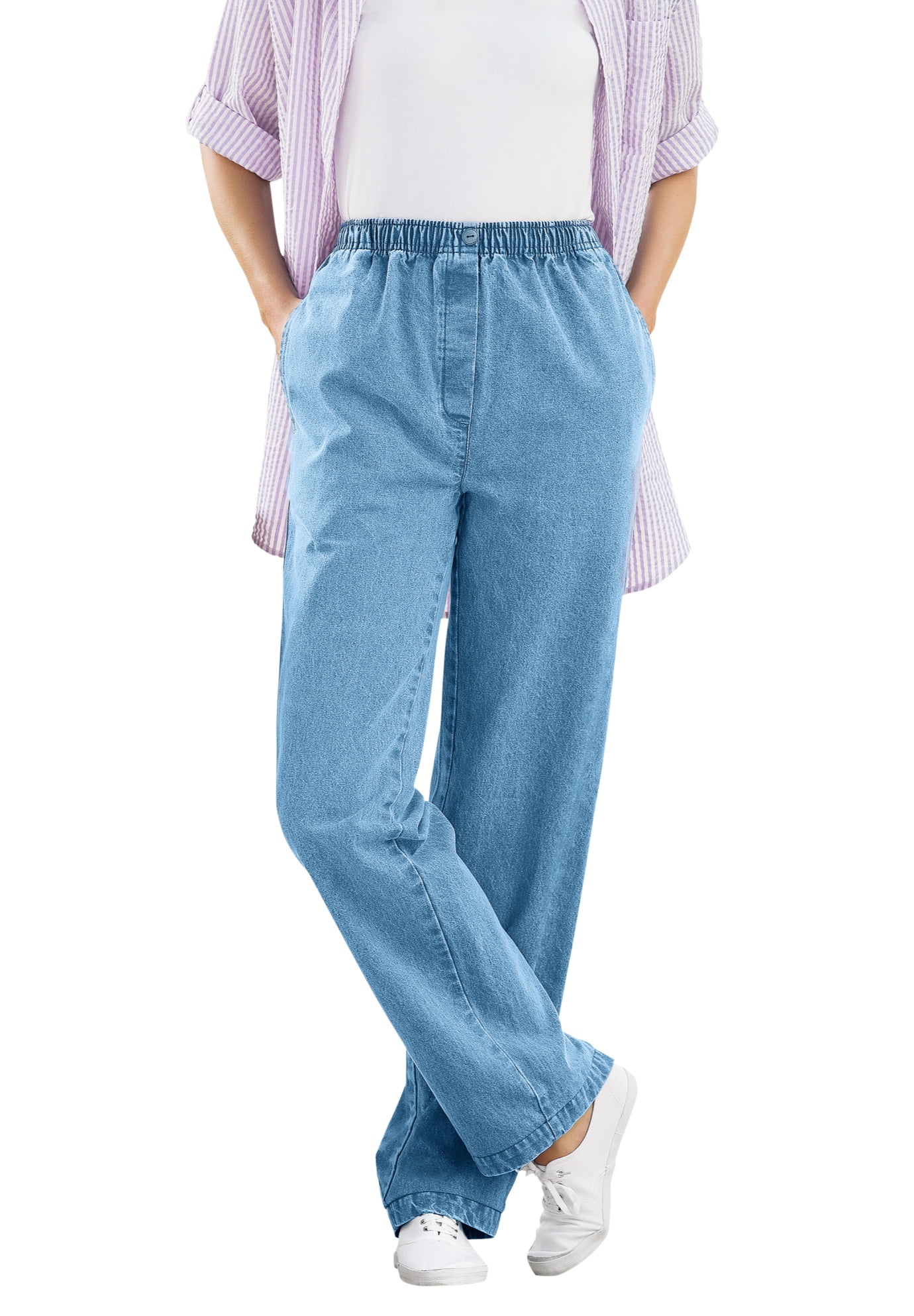 women's plus size cotton pants
