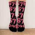 thumbnail image 2 of WKSCLPAI 67 Socks Funny Meme Mason Novelty Six Seven Crew Socks for Boys Girls Novelty 6 7 Baseball Socks for Men Women Unique Gifts(One Size Fits Most, Style E), 2 of 7