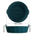 thumbnail image 2 of TIMIFIS Air Fryer Silicone Pot,Air Fryer Silicone Liners Round Food Safe Non Stick Air Fryer Basket Accessories,Reusable Replacement of Flammable Parchment Liner Paper Fits, 2 of 6