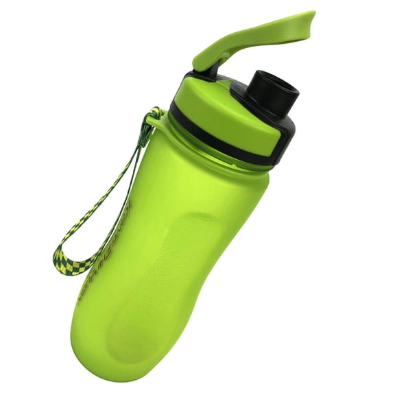 Green Lightweight Sports Water Bottle Reusable Portable Gym Cycling Drink Bottle