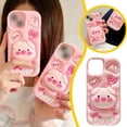 thumbnail image 2 of Soporte Para Cerdo Adecuado Para 16 Teléfono De Silicona Con Dibujos Animados Softpig Colisión De Teléfonos Decoración Popular Para Los Creadores De Tendencias De Moda., 2 of 6