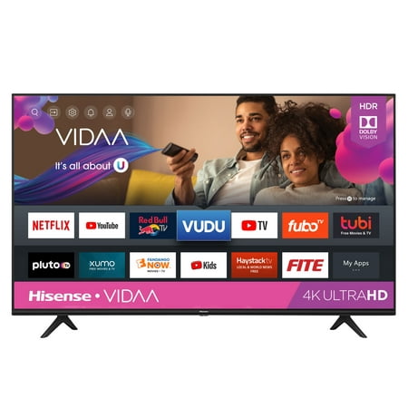 Hisense 50 inch VIDAA A6 Series 4K Ultra HD Smart TV