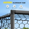 thumbnail image 5 of Slsy 24x8FT/21x7FT/18x7FT/12x6FT Professional Soccer Goals, 66mm Aluminum Heavy-Duty Soccer Goal, Galvanized Steel Training Soccer Goal for Youth, Adults & Soccer Clubs, 5 of 9
