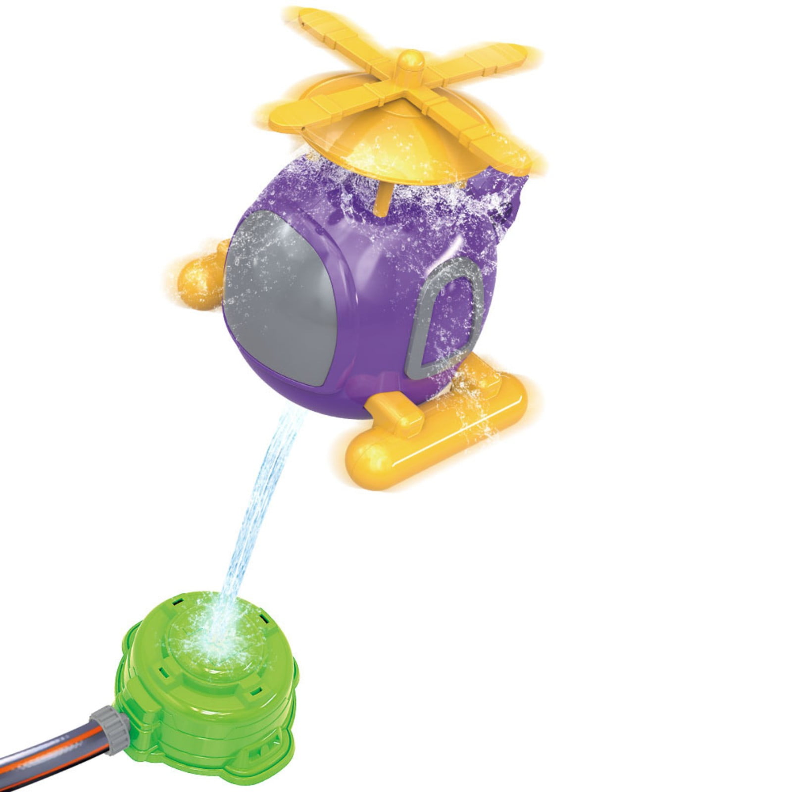 Outdoor Sprinkler Water Play Toy for Kids, Lifting Helicopter Water Spray Toy for Backyard Lawn Swimming Pool, Summer Carnival Water Game Toys for Boys Girls