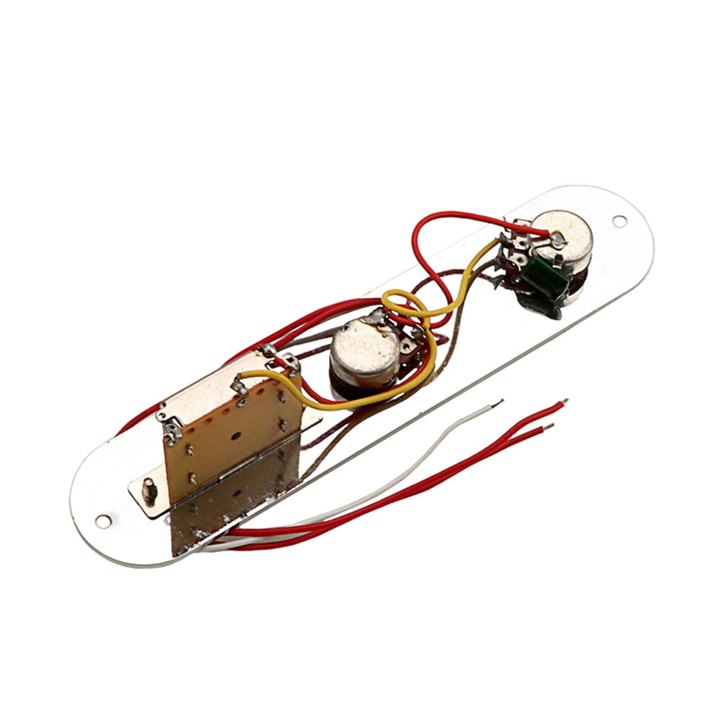 Electric Guitar Prewired Switch Control Plate with 3-Way Switches Knob Prewired Loaded Guitar Control Plate Replacement