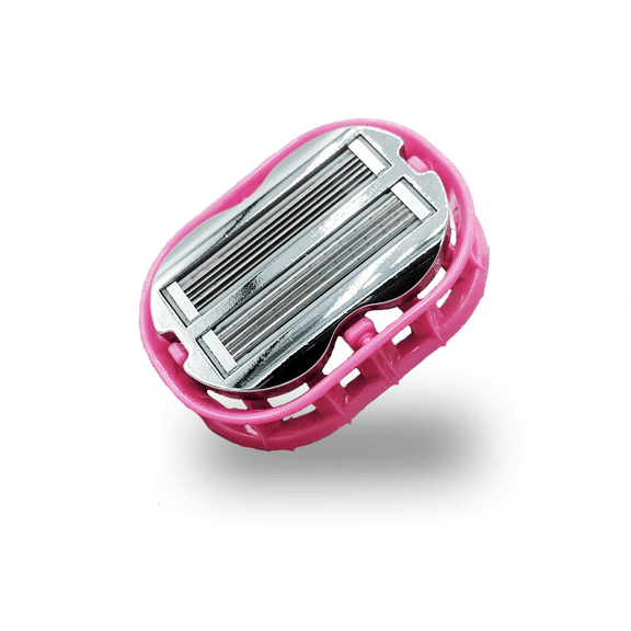 Premium Omnishaver - Pink - The Fastest Way to Shave Head, Legs, Arms, Body - An Alternative to Disposable Shaving Razors Self Cleans & Strops During Use Arm Leg Shaver for Women