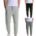 thumbnail image 7 of Bigersell Women's Classic Bootcut Pants Full Length Pants Men and Women Can Wear Solid Color Drawstring Jogging Trousers Ladies' High Skinny Pants, 7 of 7