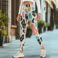thumbnail image 4 of Renewold Abstract Geometric Animal Print Yoga Leggings for Women with Pockets Stretchy Fashion Exercise Yoga Pants High Waisted Full Length Graphic Pants for Running Cycling Yoga, XXL, 4 of 8