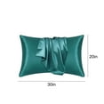 thumbnail image 3 of Satin Pillowcase For Hair And Skin,Pillowcases Standard Size Set Of 2,Luxury And Soft Satin Pillowcovers 2 Pack (20x30 Inches), 3 of 6