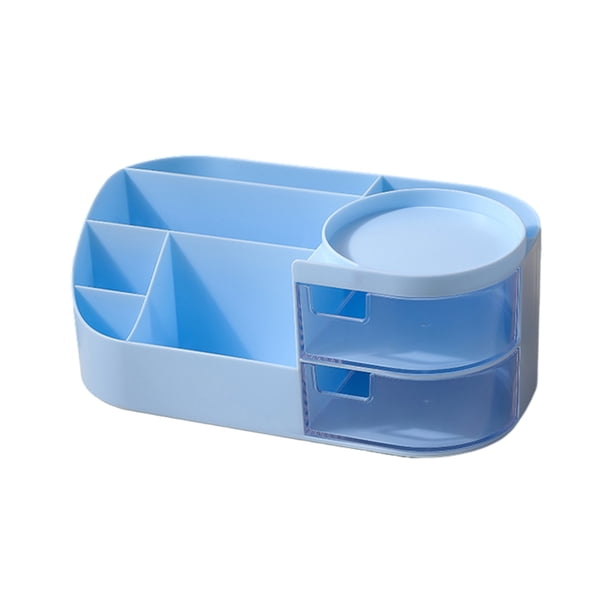 Portalápices de escritorio Seitruly Organizador de papelería Estuche para lápices Azul L