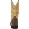 thumbnail image 3 of Justin Boot Company Bottes de Travail à Embout d'Acier pour Hommes, Brun Cireux, 3 of 7