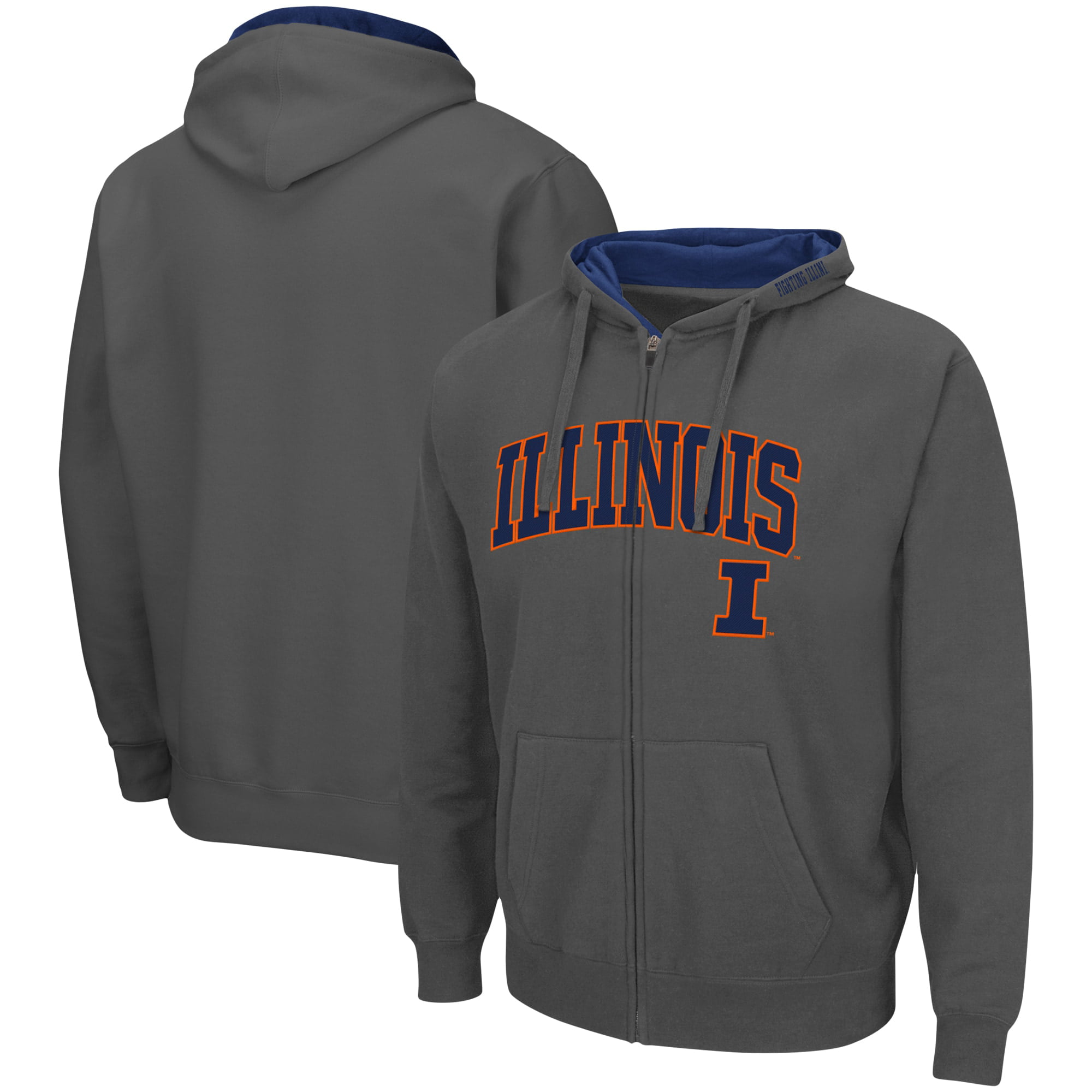 NCAA University of Illinois Mens Change History Hooded Jacket