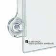 thumbnail image 6 of Azar 17" x 22" Acrylic Sign Holder With Suction Cups Clear 2/Pack 106629, 6 of 8
