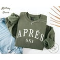 thumbnail image 3 of Apres Ski Sweatshirt, Ski Trip Crewneck Pullover, Unisex, 3 of 5
