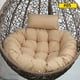 thumbnail image 1 of Funda de cojín para silla de columpio colgante, funda de almohada desmontable redonda de Papasan sin relleno para el hogar, Patio y salas de estar, S/L Fivean unisex, 1 of 2