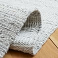 thumbnail image 5 of SAFAVIEH Striped Kilim Mihaela Striped Polyester Area Rug, Grey/Ivory, 5' x 8', 5 of 8