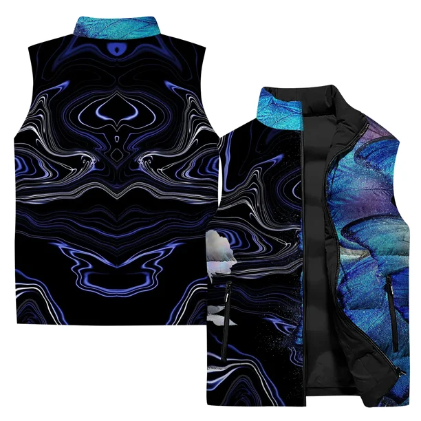 Ropa de hombre moderna y versátil, chaleco cómodo y cálido, ropa de algodón con estampado personalizado, chalecos casuales de moda para hombre