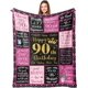 thumbnail image 1 of LHSHID 90th Birthday Gifts for Women Best Gifts for 90 Year Old Woman Gifts for 90 Year Old Woman 90 Year Old Birthday Gifts for Women 90th Birthday Gift Ideas 90th Birthday Blanket 30"x40", 1 of 7