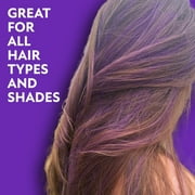 Fun In by Sun In, One Day Temporary Hair Color Washable Brush In System, Purple, Unisex, 1 oz