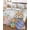 Gray, variant on Quilt King Size Bedding Set, Easter Reversible Summer Quilt 3 Pieces, Spring Bunny Colorful Floral Eggs Wooden Plank Lightweight Bedspreads Coverlets with 2 Pillow Shams for All Seasons