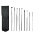 thumbnail image 1 of Kit portátil de 9 piezas para la eliminación de cerumen, herramienta de acero inoxidable para acupuntura y limpieza de cerumen., 1 of 3