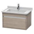 thumbnail image 4 of Duravit Kt6664 Ketho 32" Single Wall Mounted Wood Vanity Cabinet Only - White, 4 of 4