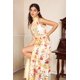 thumbnail image 4 of Vestido Bellabarnetten Floral Cuello Alto sin Mangas Midi, 4 of 8