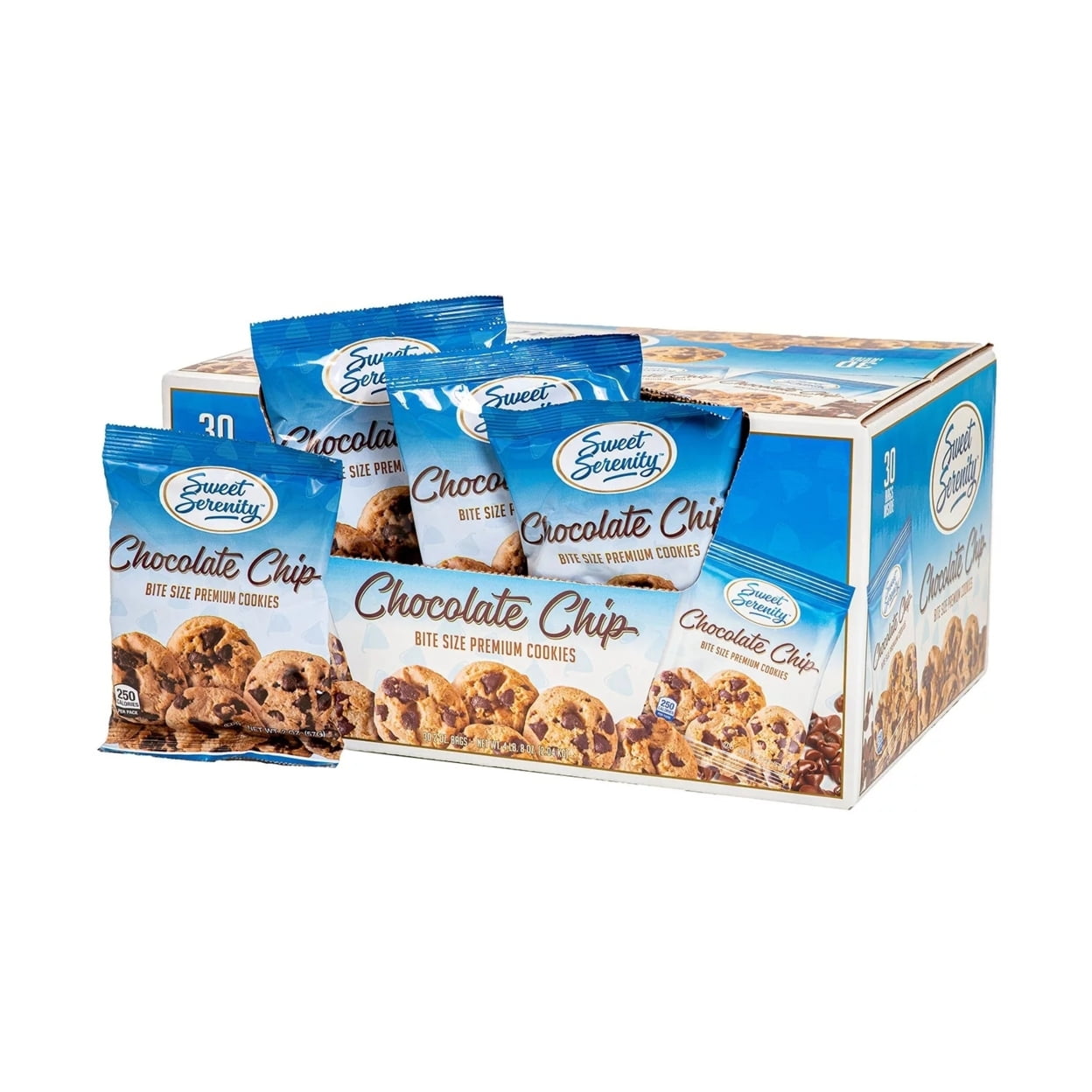 Sweet Serenity Premium Chocolate Chip Cookies (30 Count)