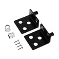 thumbnail image 2 of Elodie 2 Pcs Supports d'Angle en Métal Robustes pour Armoire Placard Noir, 2 of 8