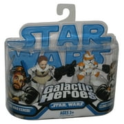 Star Wars Galactic Heroes Obi-Wan Kenobi & Clone Trooper (2008) Hasbro Figure Set