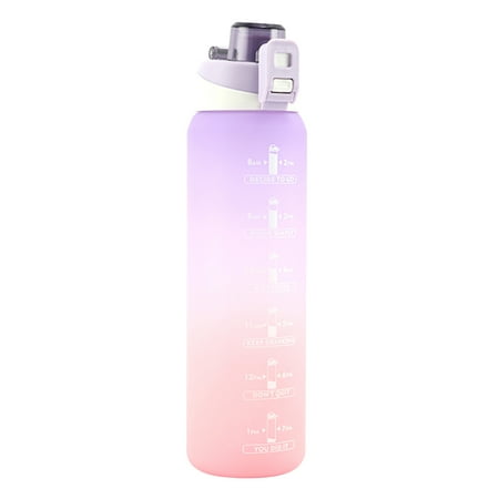 

Kotyreds 1000ML Sports Water Cup Plastic Drinks Bottle Drop-proof Leak-proof for Outdoor