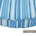 thumbnail image 5 of Greendale Home Fashions 18" x 18" Sapphire Stripe Round Outdoor Chair Pad (Set of 2), 5 of 7