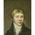 thumbnail image 2 of Benjamin Wolff 20x24 Black Ornate Framed Double Matted Museum Art Print Titled: Portrait of Hendrik Arend Van Den Brink at the Age of Seventeen (1800), 2 of 5