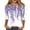 Light Purple, variant on Womens 3/4 Sleeve Tops Cute Leaf Print Graphic Tees Casual Round Neck Blouses Plus Size Basic Pullover Soft Lightweight Tunic Spring Summer 2026 Army Green L