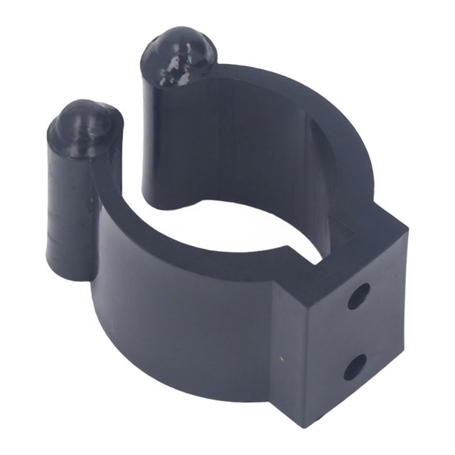 Pool Stick Clips Portable Cue Holder Rack Clip with Ear Billiards Supplies for Billiard Fishing Rod Lightweight Plastic Black