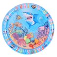 thumbnail image 1 of Pet Paws Water Mat - Interactive Cool Cushion for Cats, PVC, Waterproof, 65*65*8 cm, 1 of 8