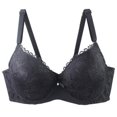 thumbnail image 3 of Xdegoge Women's Lace Steel Wire Classic Bra Elegant Push-Up Bralette Adjustable Straps Breathable Smooth Cozy Everyday Wear Solid Color Soft Support for All-Day Casual, 3 of 3