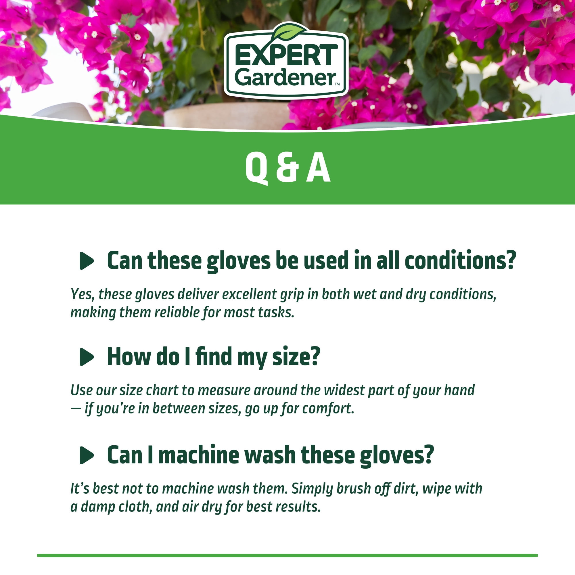 Expert Gardener Mens Coated Latex Gardening Gloves, Size L
