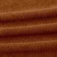 thumbnail image 4 of Brown Sweatpants Women's Solid Color Corduroy Drawstring Elastic Tie Casual Loose Pants, 4 of 5