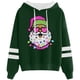 thumbnail image 1 of WILLBEST Sudaderas de Mujer Sudadera con Capucha y Cordón con Estampado Navideño Informal para Mujer 141 Mediana, 1 of 3