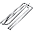 thumbnail image 1 of Window Dressing Solution, Traverse Pleater for Smooth Gliding, Easy Cleaning, and Time-Saving Installation (25 Pieces Silver, Stainless Steel), 1 of 5