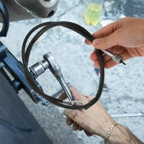 MLINS Universal 2pcs Motorcycle Clutch Throttle Speedometer Cable Wire Replacement for Dirt Bike Scooter Motorbike Accessories