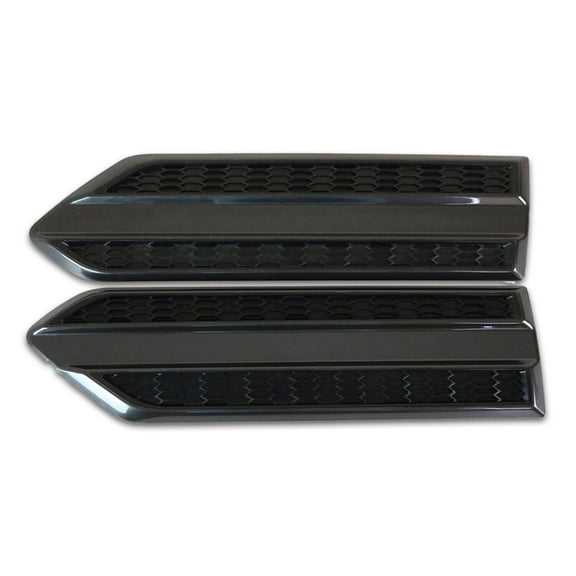OMAC Side Door Molding Trim Skirt Garnish for Ford Ranger Wildtrak 2019-2023 Black 2 Pcs