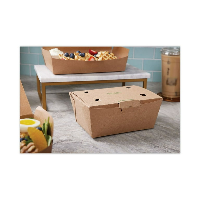 EarthChoice Tamper Evident OneBox Paper Box, 6.54 x 4.5 x 3.25, Kraft, 160/Carton EarthChoice Tamper Evident OneBox Paper Box, 6.54 x 4.5 x 3.25, Kraft, 160/Carton