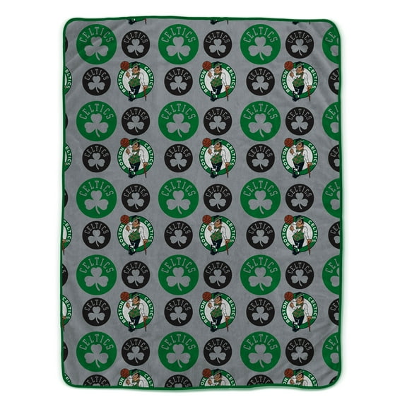 Pegasus Boston Celtics 66" x 95" Oversized Logo Roll Ultra Cozy Blanket