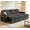 Gray, variant on 101” Detachable Mattress Sleeper Sofa with Pull-Out Mattress - L-Shaped Design, Adjustable Backrest + Reversible Storage Chaise, USB Ports/Cup Holders, Quick Assembly, Soft Gray Corduroy