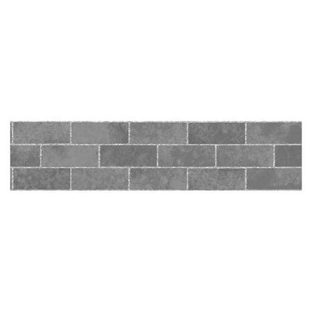 Tales Border - Fun4Walls Stone Tile Peel and Stick Wall Border - Set of 2