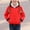 A101 Red, variant on Trikvn Girls Fleece Lined Zip Up Hoodie Winter Warm Heavyweight Sweatshirt Colorblock Hooded Jacket Outerwear with Pockets for Kids Tween Fall Cold Weather