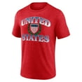 thumbnail image 2 of Men's Red Team USA Vintage Victory Tri-Blend T-Shirt, 2 of 3